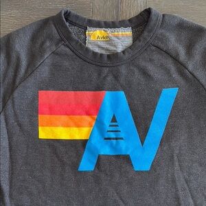Aviator Nation Gray Sweatshirt with Colorful Logo